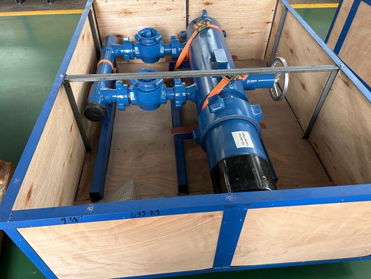 kopen 9-5/8' API Casing LTC BTC Buckle verbonden 35Mpa Werkdruk Single Plug Cementing Head Met Houten Verpakking 635KG online manufacture
