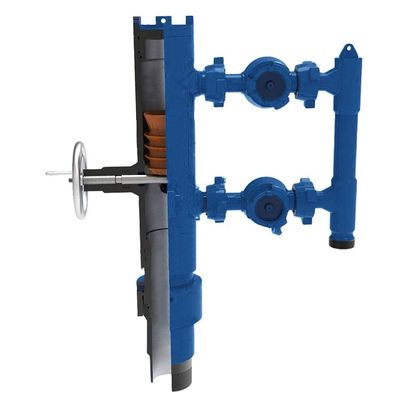 kopen 7' API Casing LTC BTC Buckle verbonden 35Mpa werkdruk Single Plug Cementing Head online manufacture