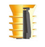 5 1/2 PDC Boorbare verontreinigingspreventie rubber cement plug voor olie en gas put cement