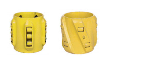 API 10D 4 1/2 Verbeter de cementkwaliteit Casing Spring Roller Centralizer voor Directional Well Boring
