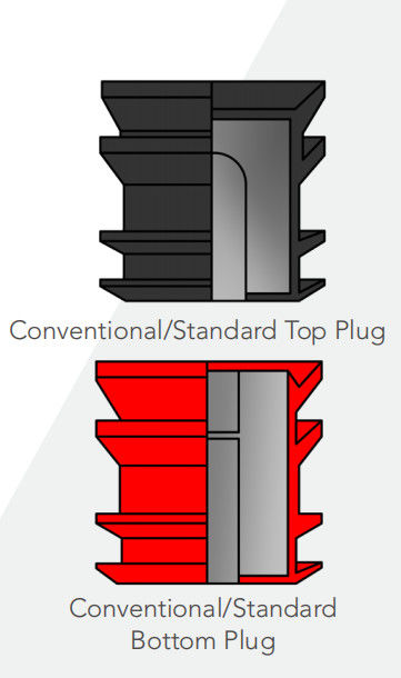 4 1/2 PDC Boorbare rubber cement plug voor olie en gas put cementing