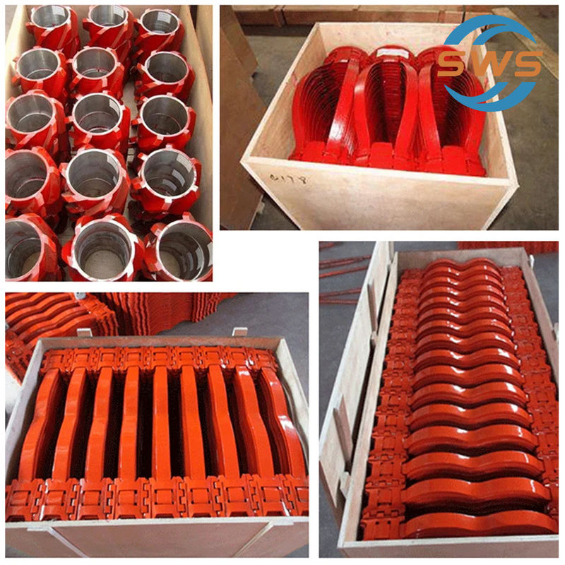 Fabriek Aanpasbaar Elastiek Centralizer met een enkele boog van roestvrij staal Semi-stijf Olie Downhole Tools Groothandel Tubing Centralizer
