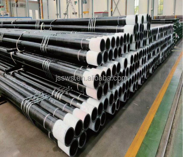 API 5CT Standard 13-3/8 STC Warmgewalste N80 koolstofstaal oliebuizen en behuizing compleet met veiligheidsringen en met tepels
